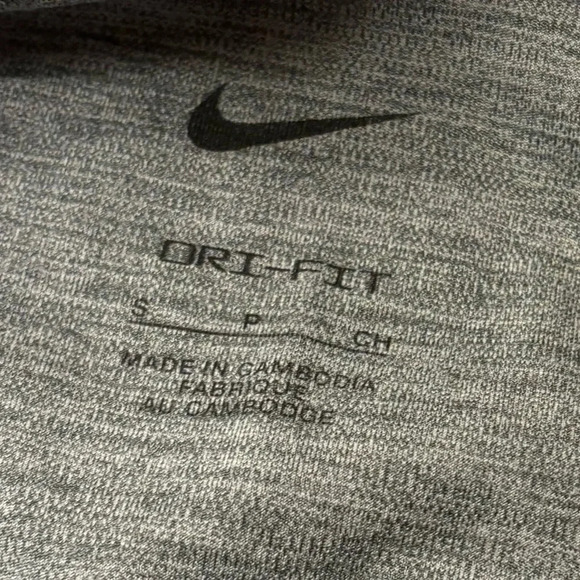 NIKE DRI FIT ONE LEGGINGS SIZE S TRAINING MID RISE, GRAY. Athletic Leggings. - Picture 4 of 8